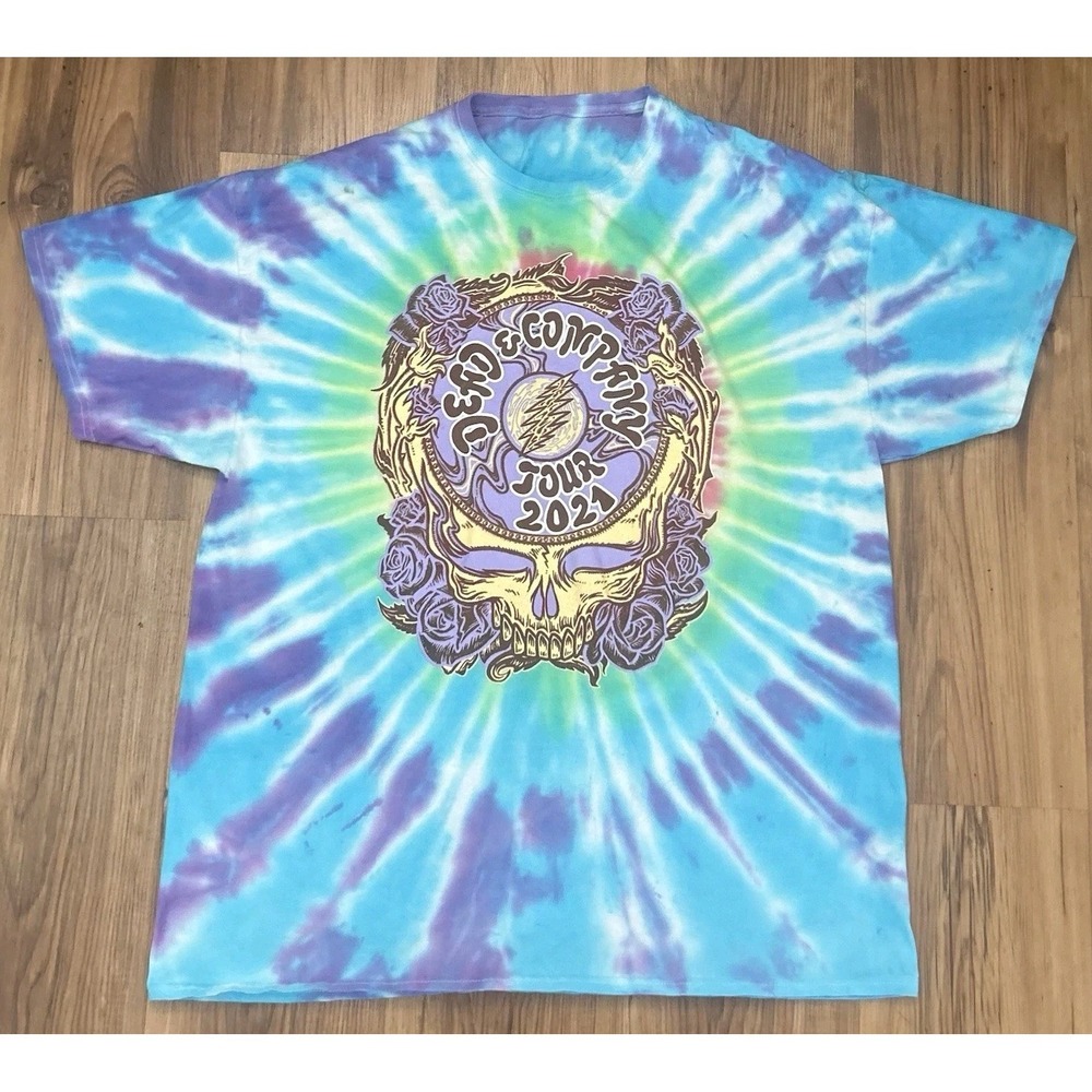 Dead & Company 2021 Tour What A Long Strange Trip It's Been T-Shirt Mens 2XL XXL